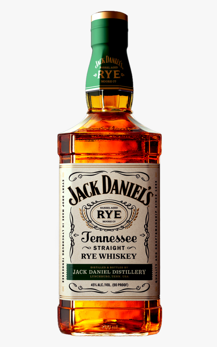 Jack Daniels Bourbon, Transparent Clipart