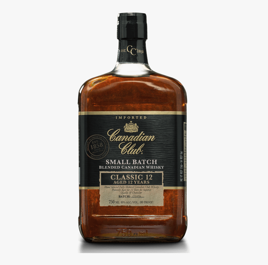Canadian Club 12 Years Old, Transparent Clipart