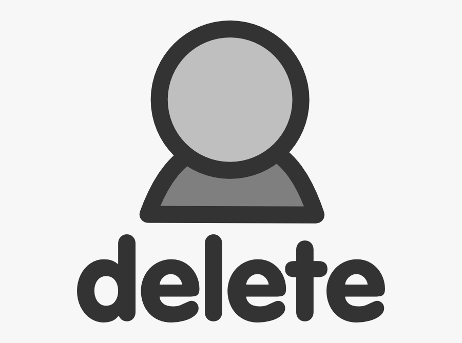 Delete User Svg Clip Arts - Delete Person, Transparent Clipart