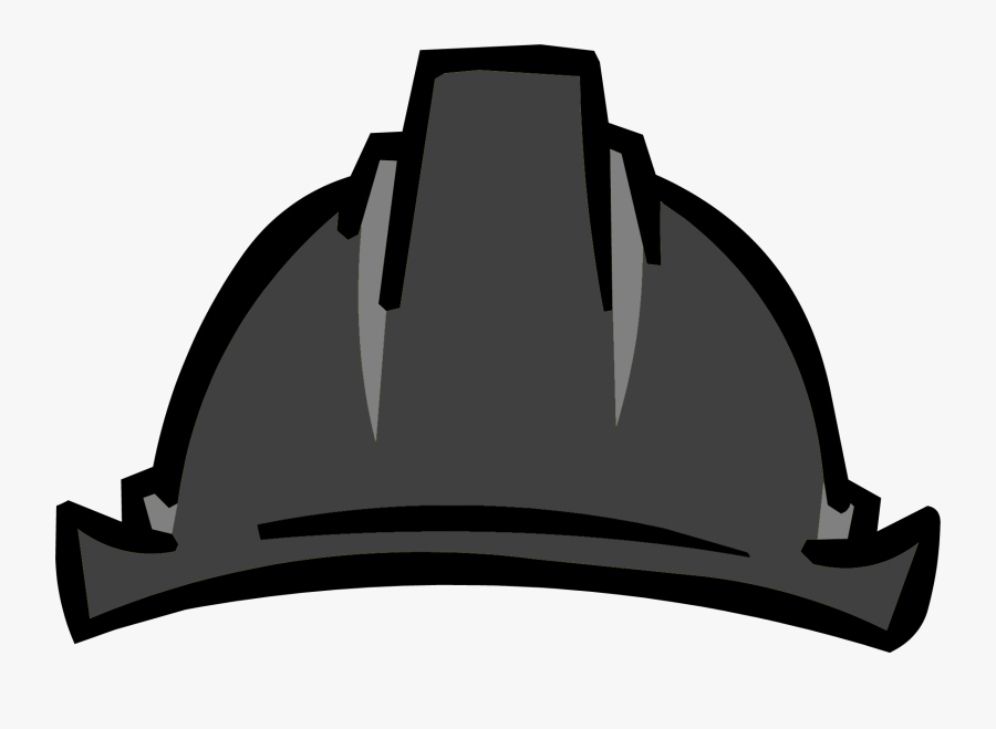 Grey Club Penguin Rewritten - Club Penguin Green Helmet, Transparent Clipart
