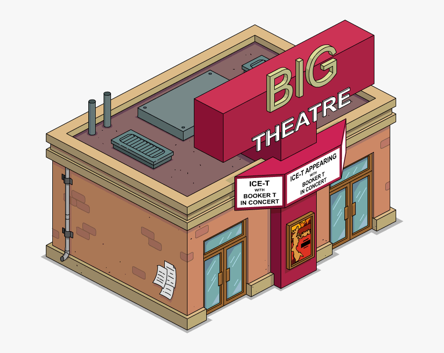 Theatre Clipart Theater Building - Big T Theatre Tapped Out, Transparent Clipart