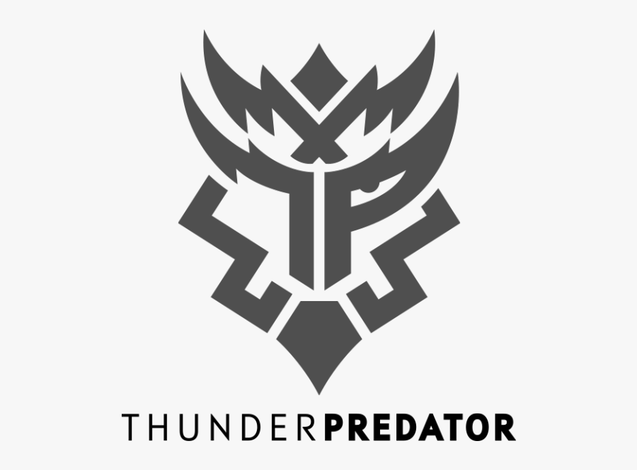 Thunder Predator Logo, Transparent Clipart