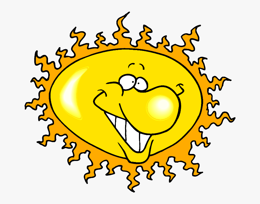 Coffee In A Cup - Funny Cartoon Sun, Transparent Clipart