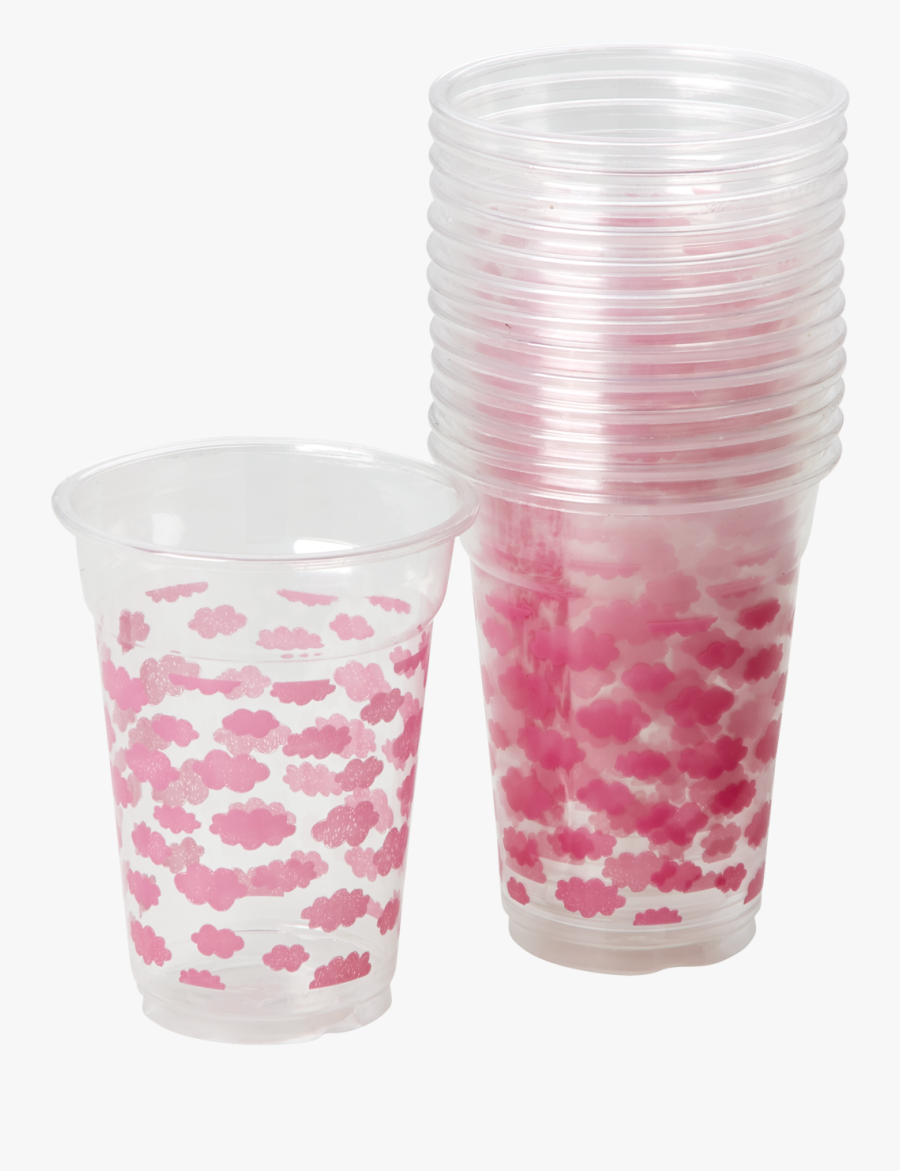 Rice Dk 18 Disposable Plastic Cups With Sky Print - Plastic Cup With Print, Transparent Clipart