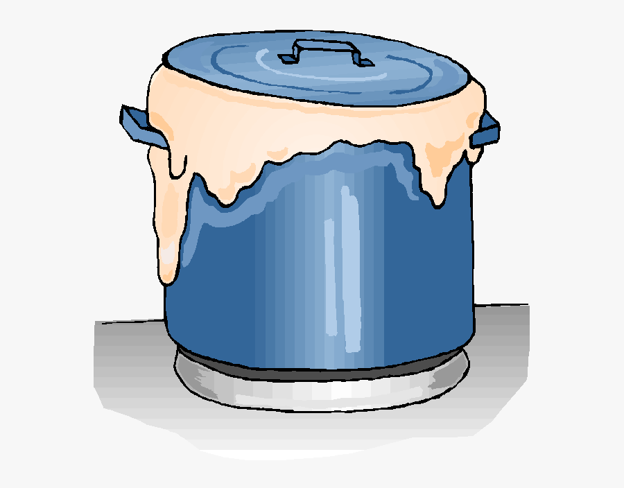 Free Picture Download Clip - Pot Of Water Boiling Over, Transparent Clipart