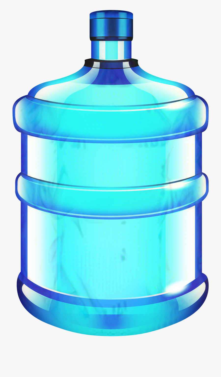 Clip Art Water Bottles Bottled Water - Large Water Bottle Png, Transparent Clipart