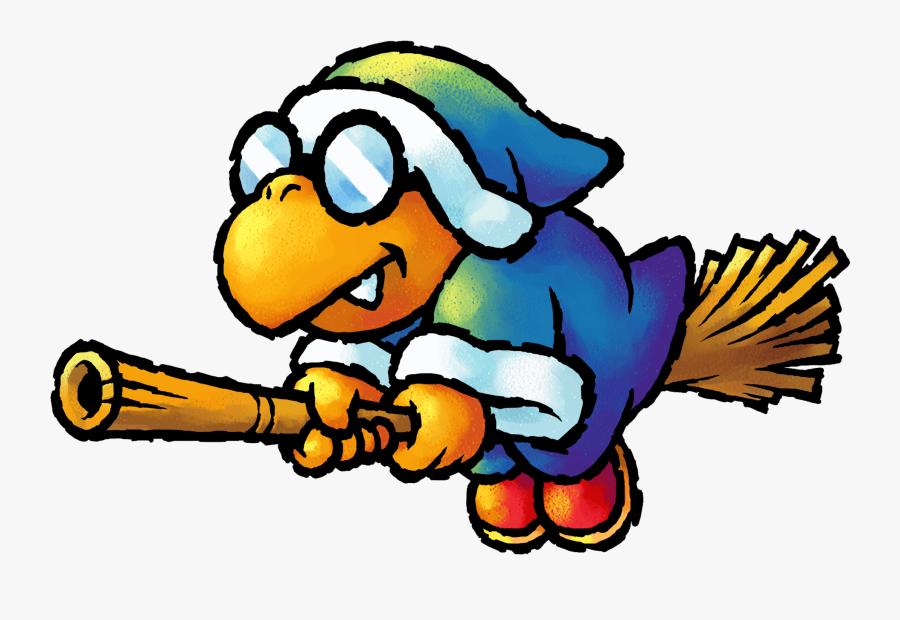 #cody #sml #supermario #kamek #magikoopa #koopa #mario - Kamek Yoshi's Island, Transparent Clipart