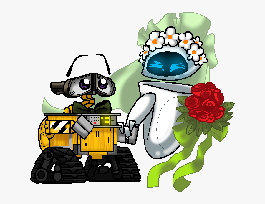 Cartoon,clip Character,graphics - Wall E Love Eve, Transparent Clipart