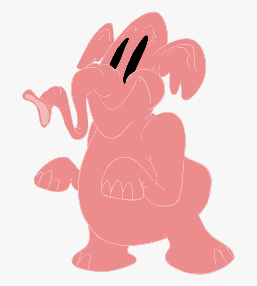 Transparent Dumbo Png - Pink Elephant Dumbo Png, Transparent Clipart