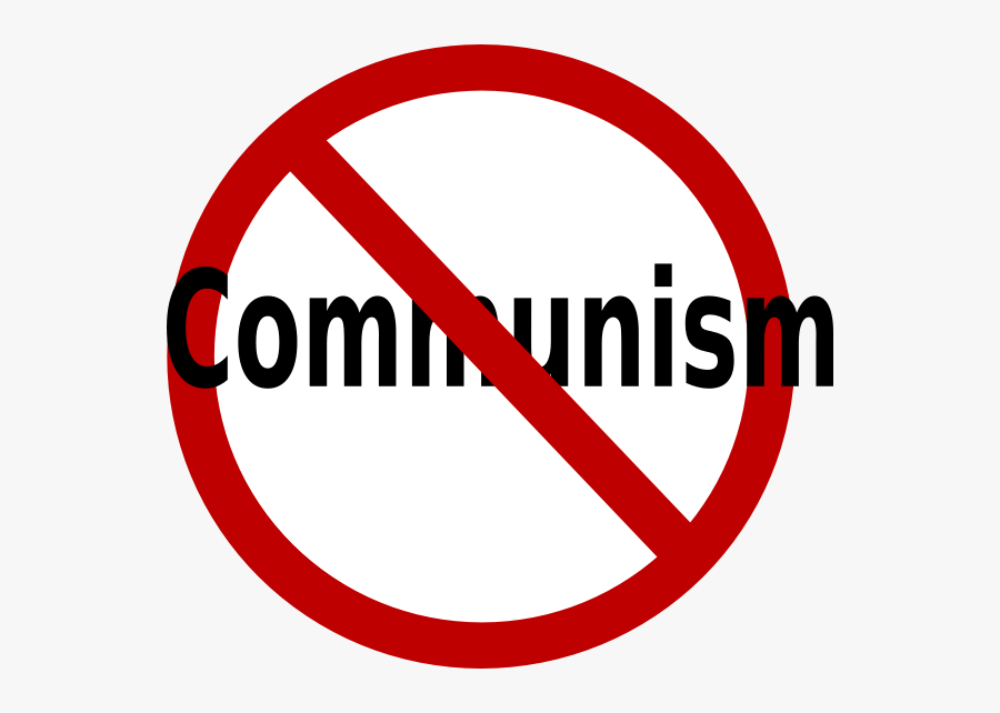 Anti Communism No Communism, Transparent Clipart