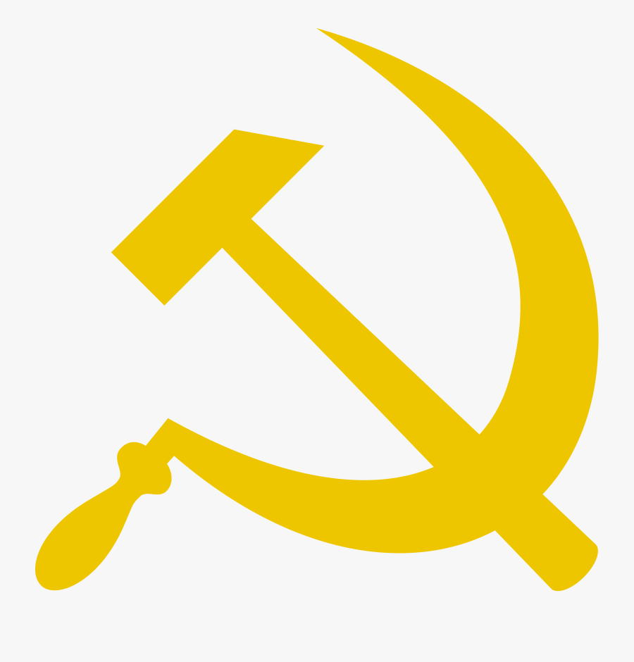 Pix For Ussr Hammer And Sickle - Hammer And Sickle Yellow, Transparent Clipart