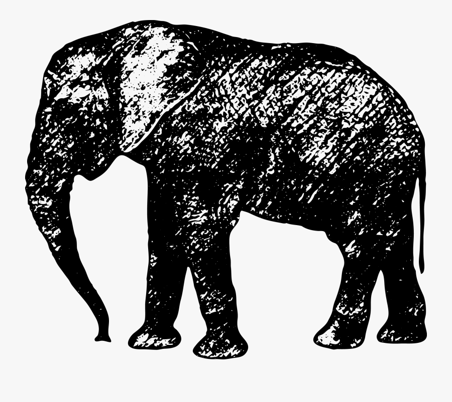 African Elephant Indian Elephant Silhouette Sticker - Elephant, Transparent Clipart