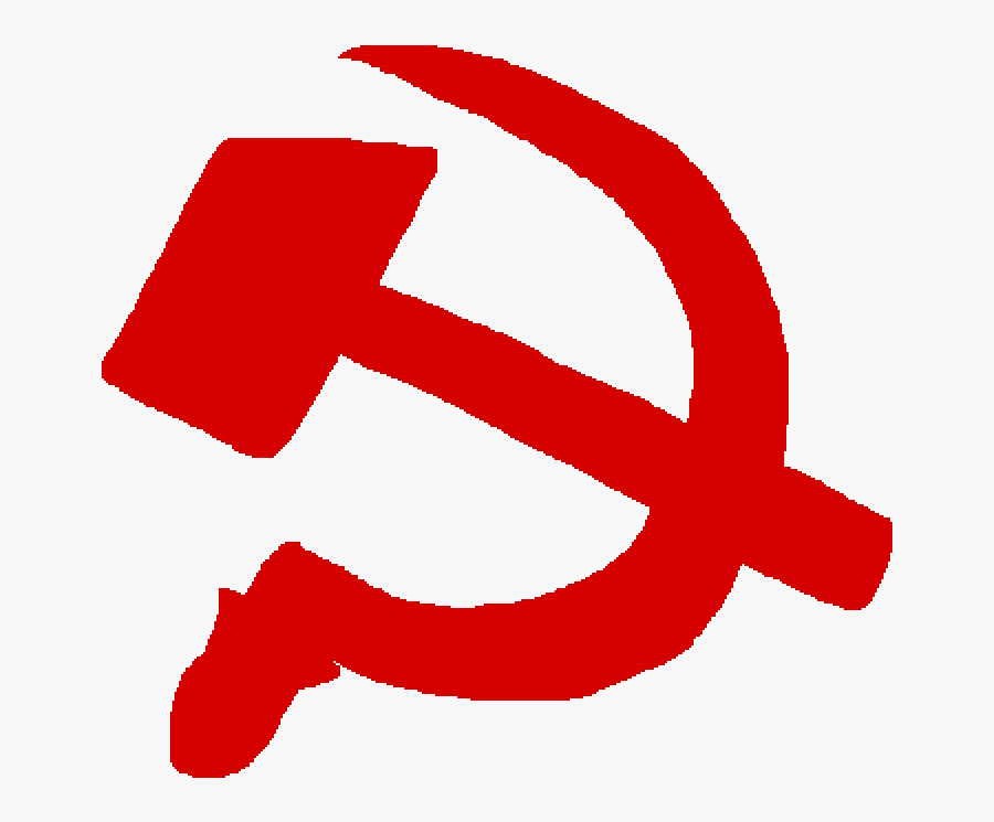 Red Hammer And Sickle - Hammer And Sickle Png, Transparent Clipart