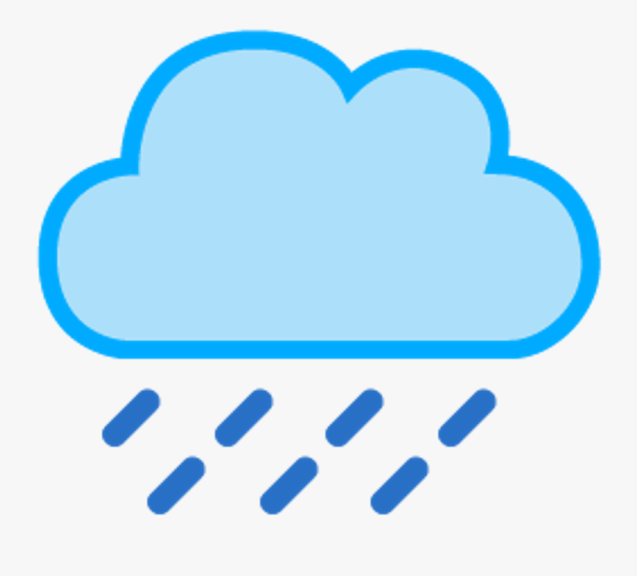Nube Lluvia Cloud Rain Raincloud - Rain Cloud Weather Symbol, Transparent Clipart