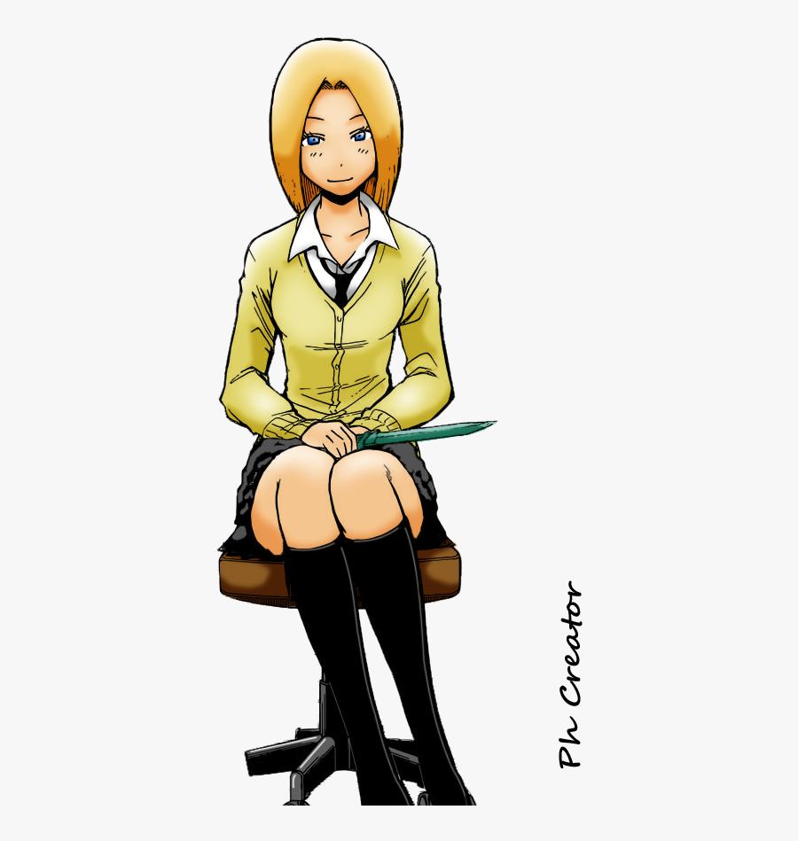Cartoon,sitting,clip - Assassination Classroom Nakamura Porns, Transparent Clipart