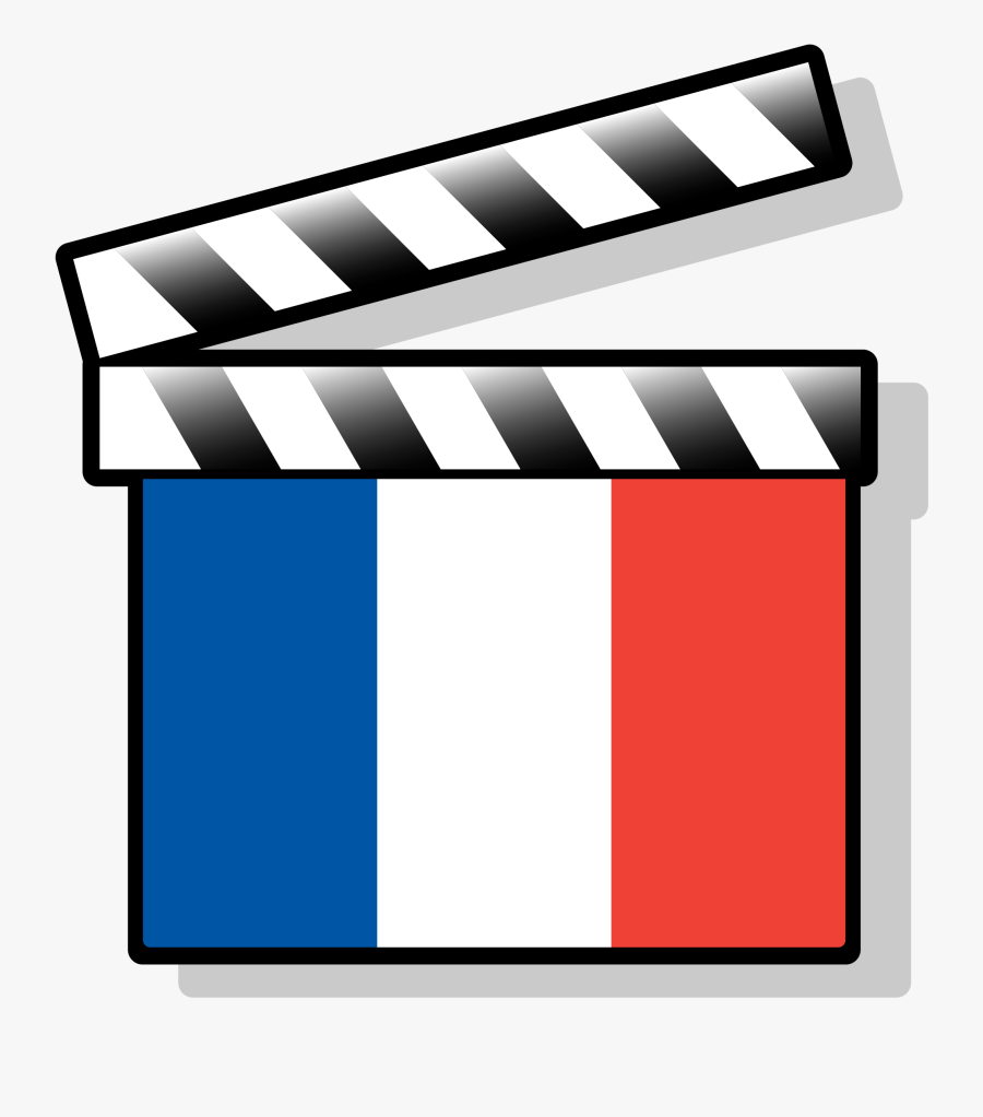 Film Clipart Clap - Le Cinéma De France, Transparent Clipart