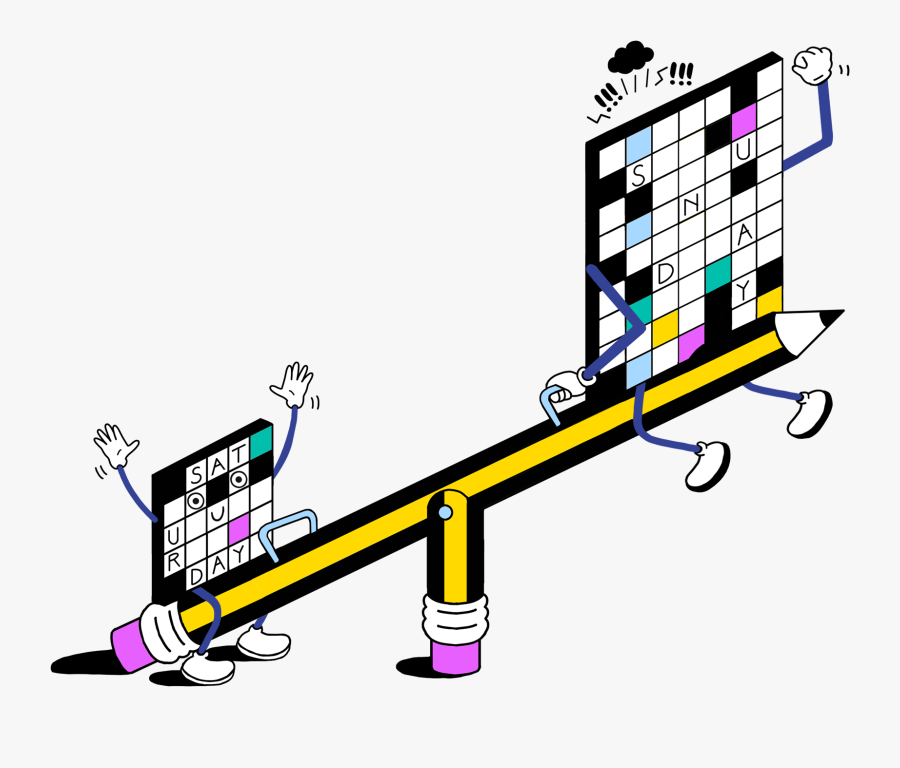 Transparent Happy Friday Clipart - Crossword, Transparent Clipart