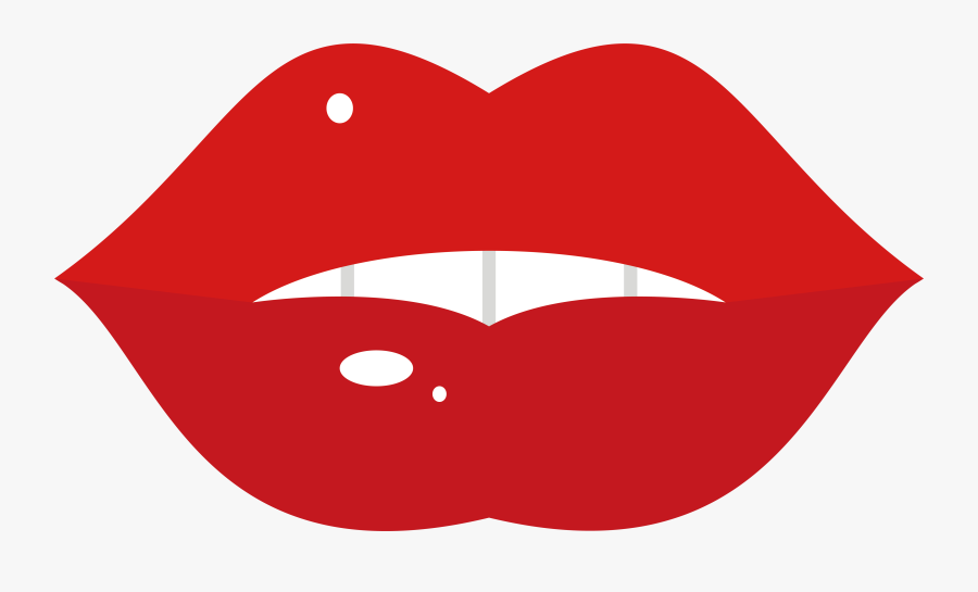 Lips Clipart Big Red, Transparent Clipart