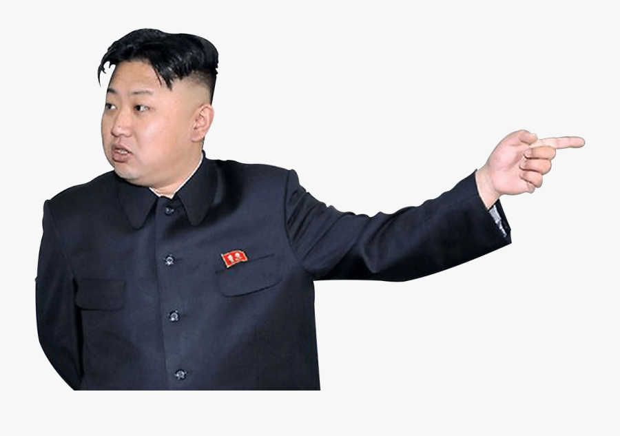 Kim Jong Un Pointing Right - Kim Jong Un No Background, Transparent Clipart