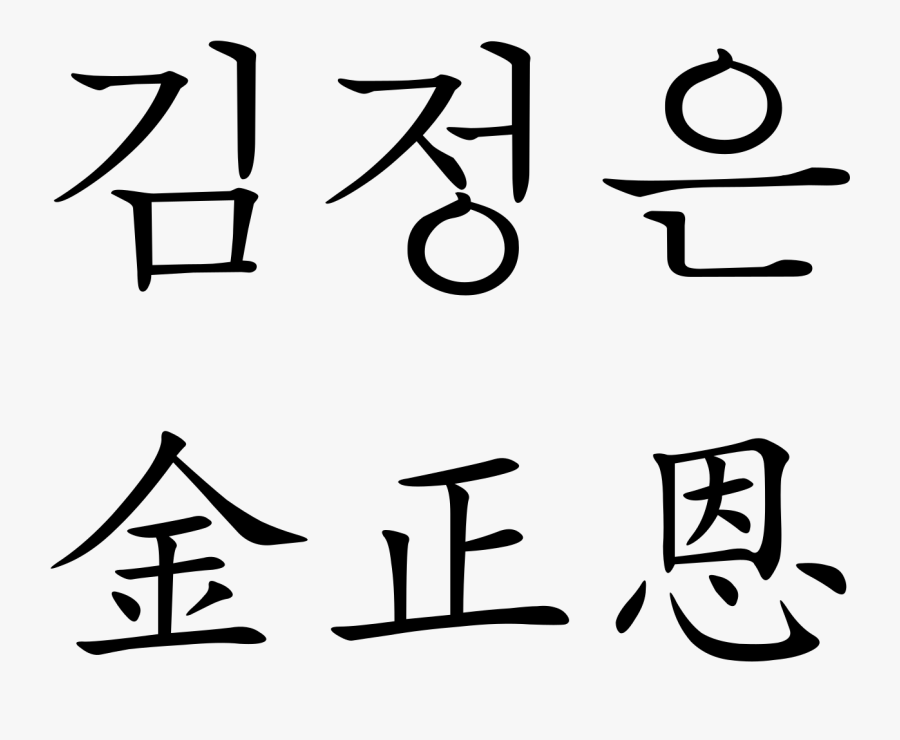 Kim In Korean Characters, Transparent Clipart