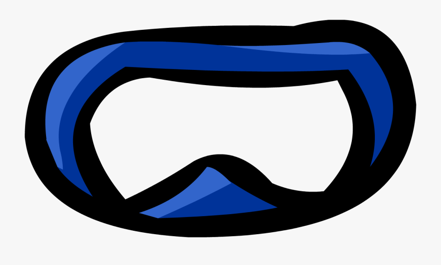Old Blue Superhero Mask, Transparent Clipart