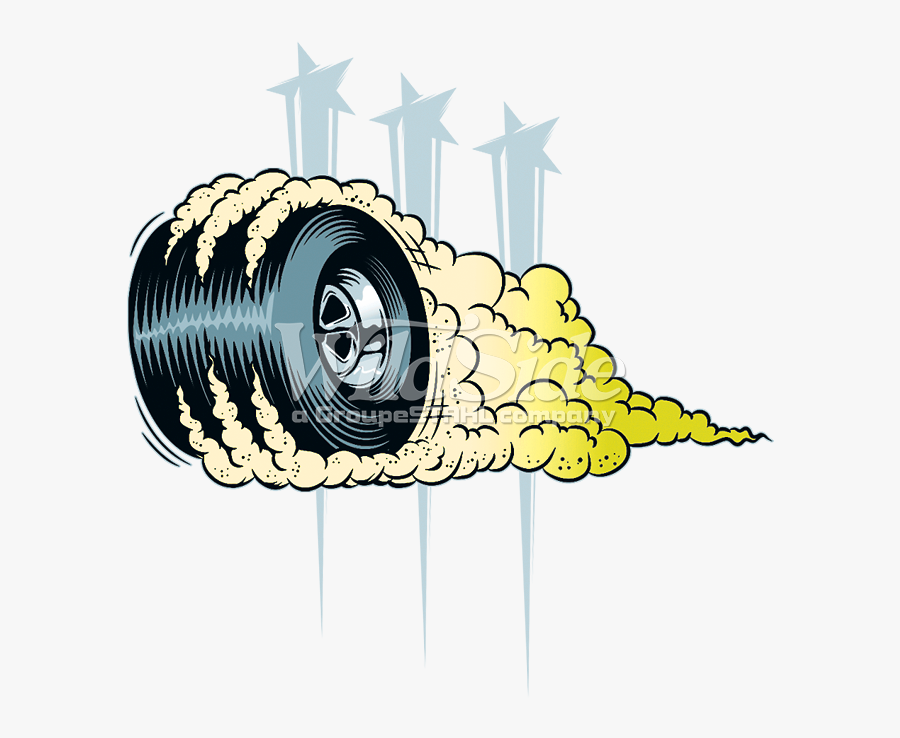 Tire Smoke Png - Smoking Tire, Transparent Clipart