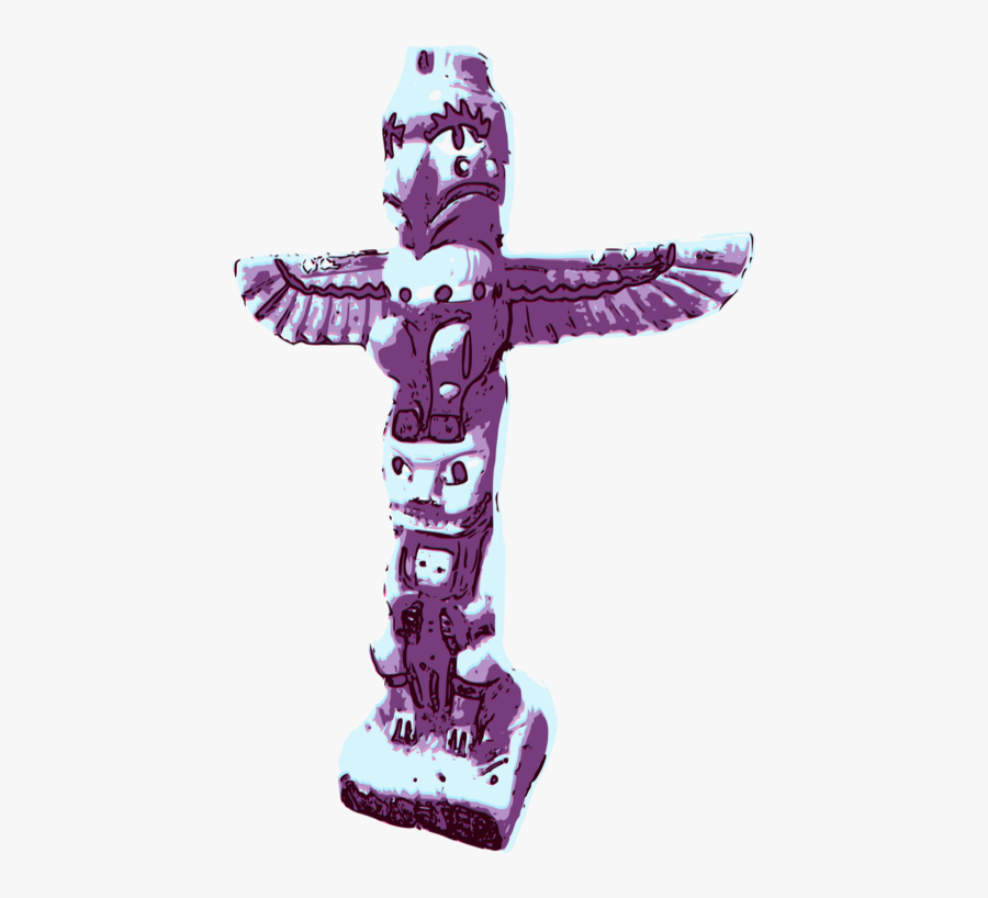 Purple,symbol,figurine - Totem, Transparent Clipart