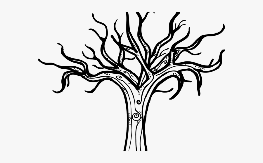 Bare Fall Tree Clipart, Transparent Clipart