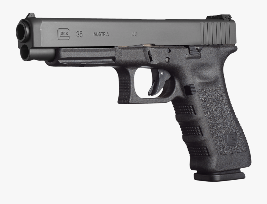 Transparent Glock Png - Glock 40, Transparent Clipart