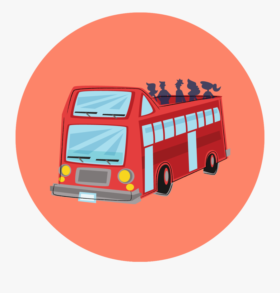 Tour Bus Clip Art, Transparent Clipart