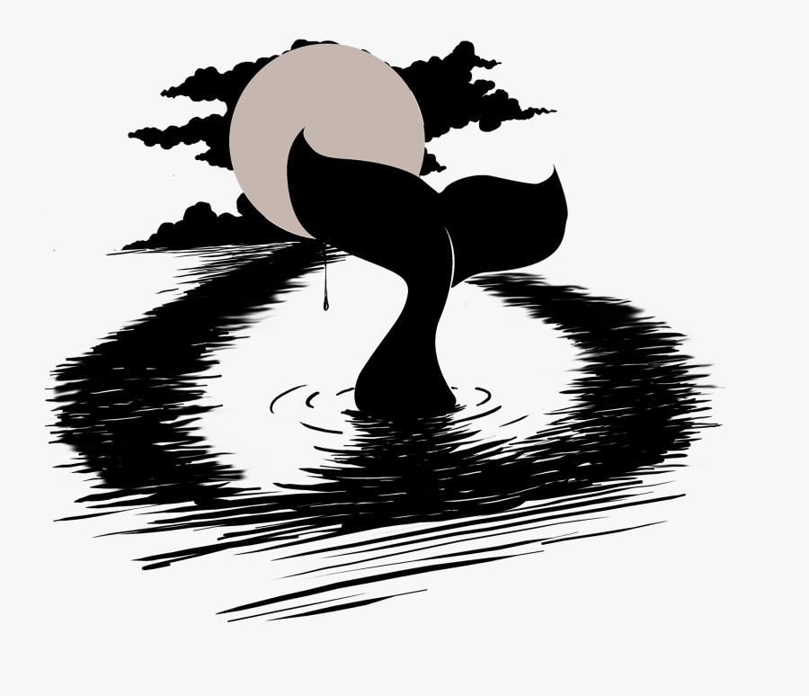 Transparent Whale Tail Png - Illustration, Transparent Clipart