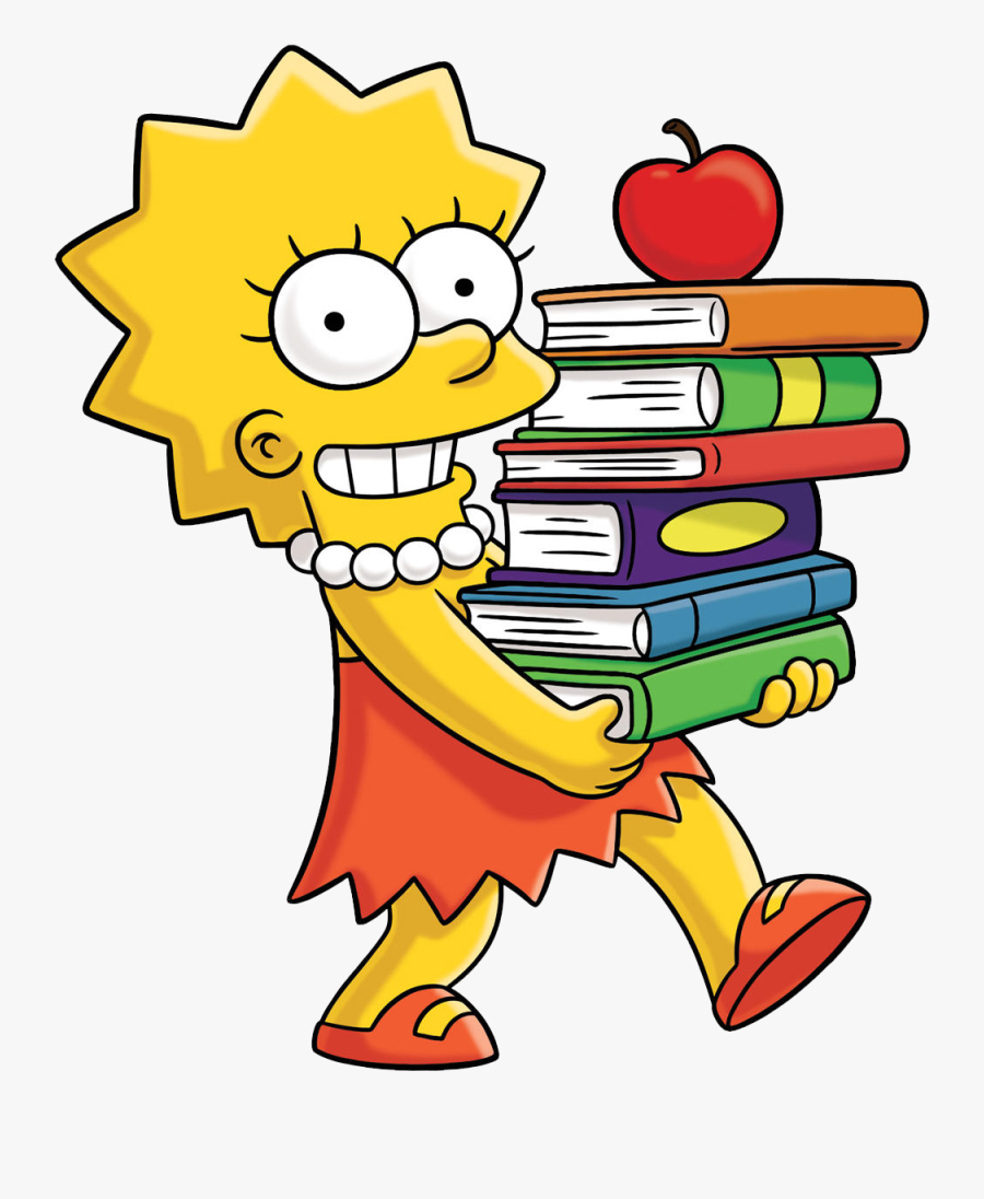 Lisa Simpson Png - Lisa Simpson School, Transparent Clipart