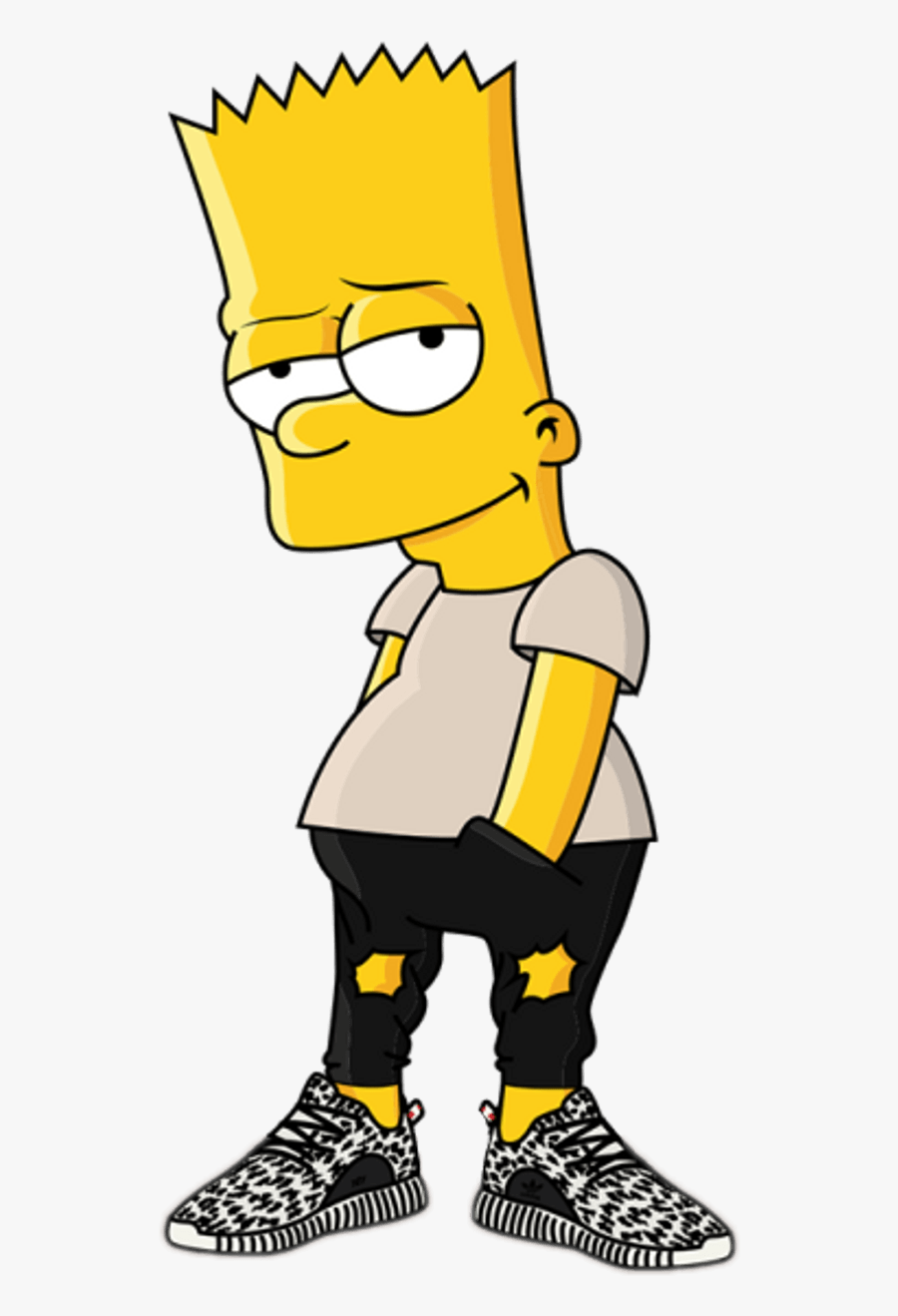 Bart Clipart Simpson Hypebeast - Los Simpson Png Bart , Free ...