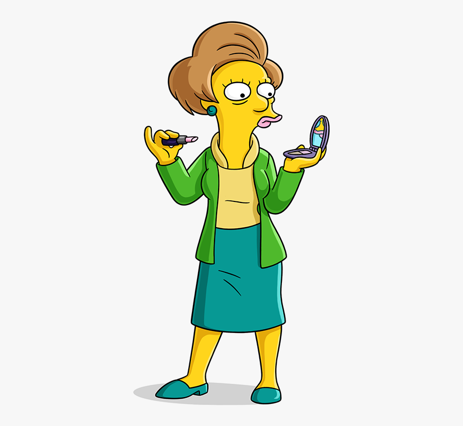 Thomas Dafoe Studios The Simpsons Characters Png Pack - Edna Simpson Png, Transparent Clipart