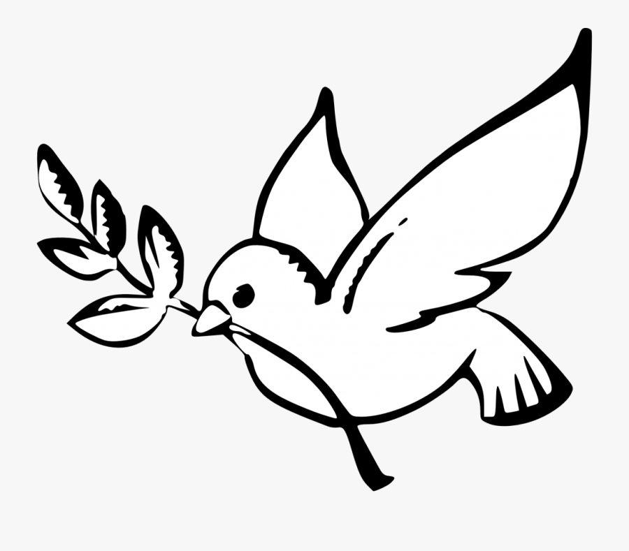 Christmas Bells Clipart Black And White Funny Pics - Peace Dove, Transparent Clipart
