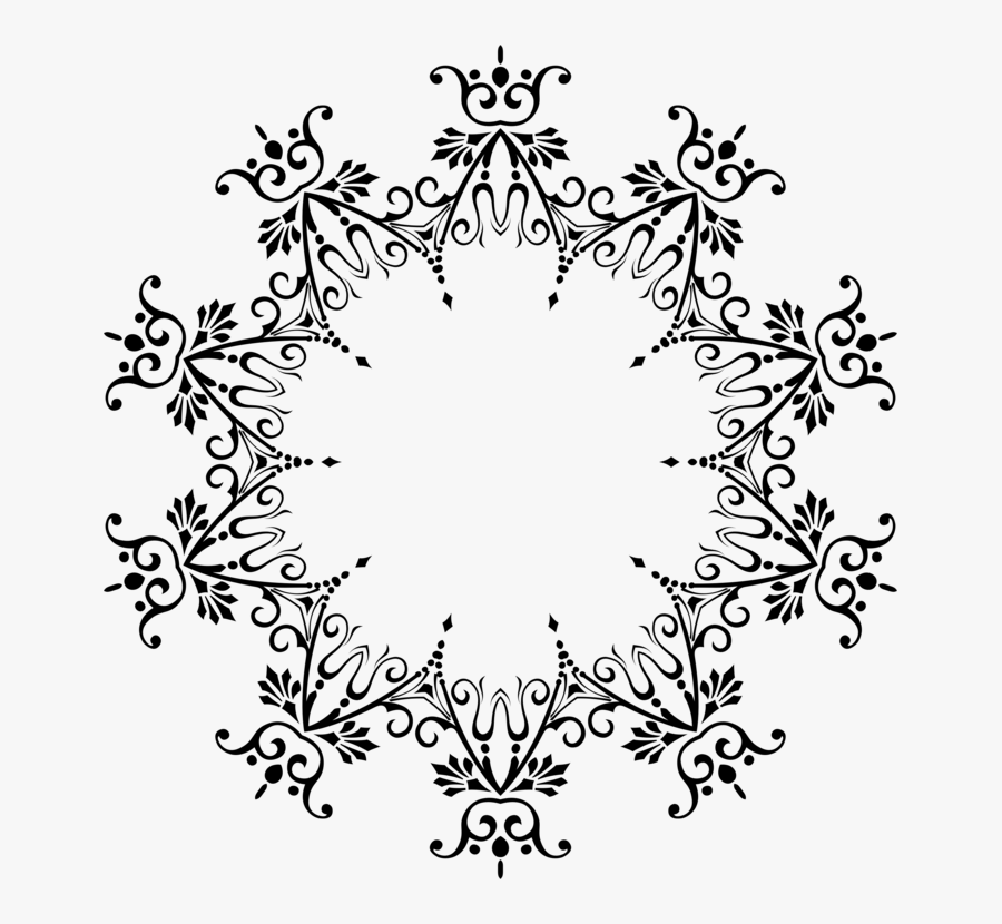 Art,symmetry,monochrome Photography - Circle, Transparent Clipart