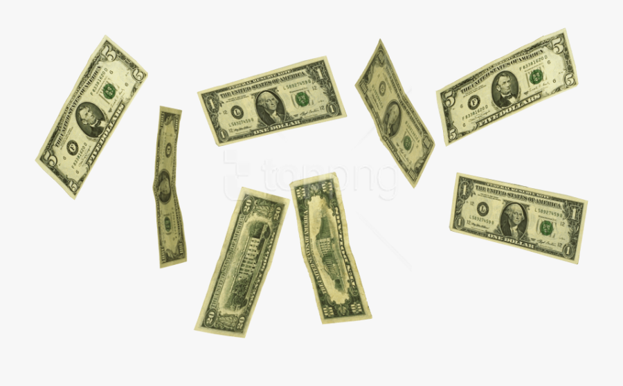 Raining Money Gif Png, Transparent Clipart