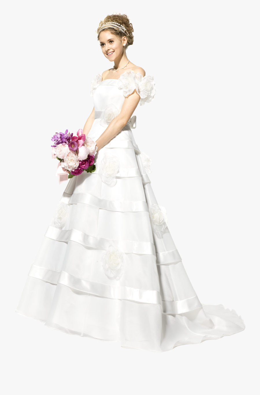 Wedding Dress Png - Wedding Women Png, Transparent Clipart