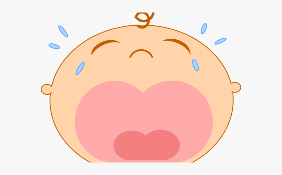 Transparent Clipart Baths - Clipart Baby Crying Face Cartoon, Transparent Clipart
