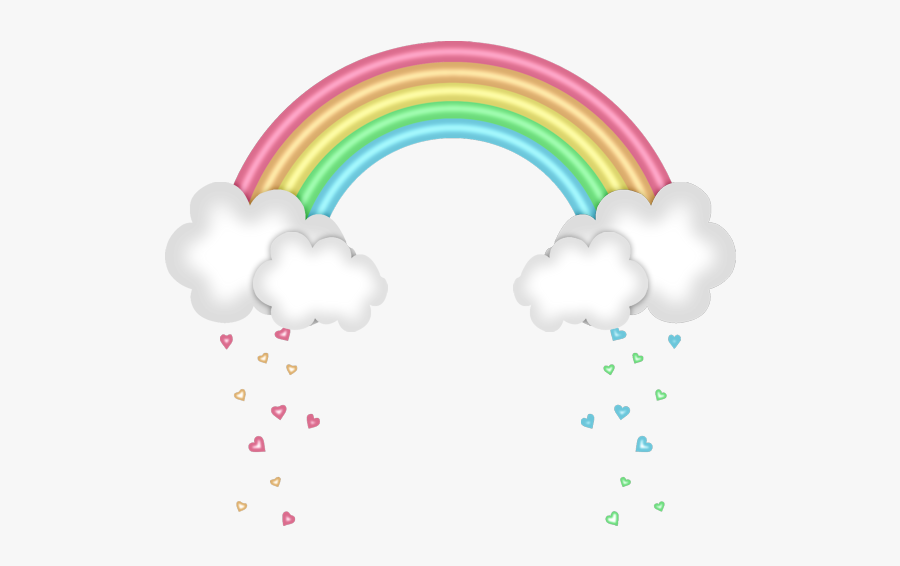 Forest Clipart Rainbow - Transparent Background Pastel Rainbow Png, Transparent Clipart