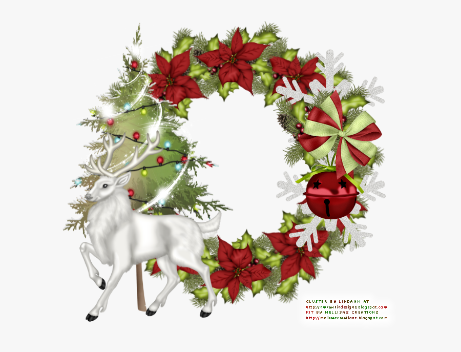 Christmas Cluster Frames Png, Transparent Clipart