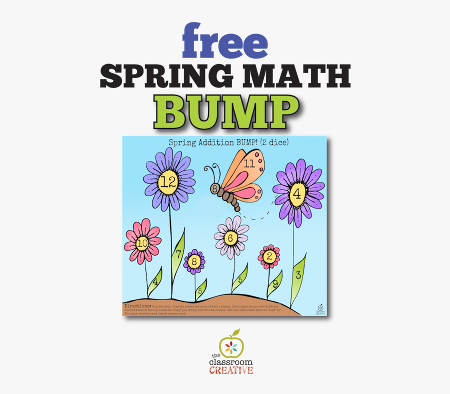 Math Clipart Math Center - Free First Grade Spring Math Centers, Transparent Clipart