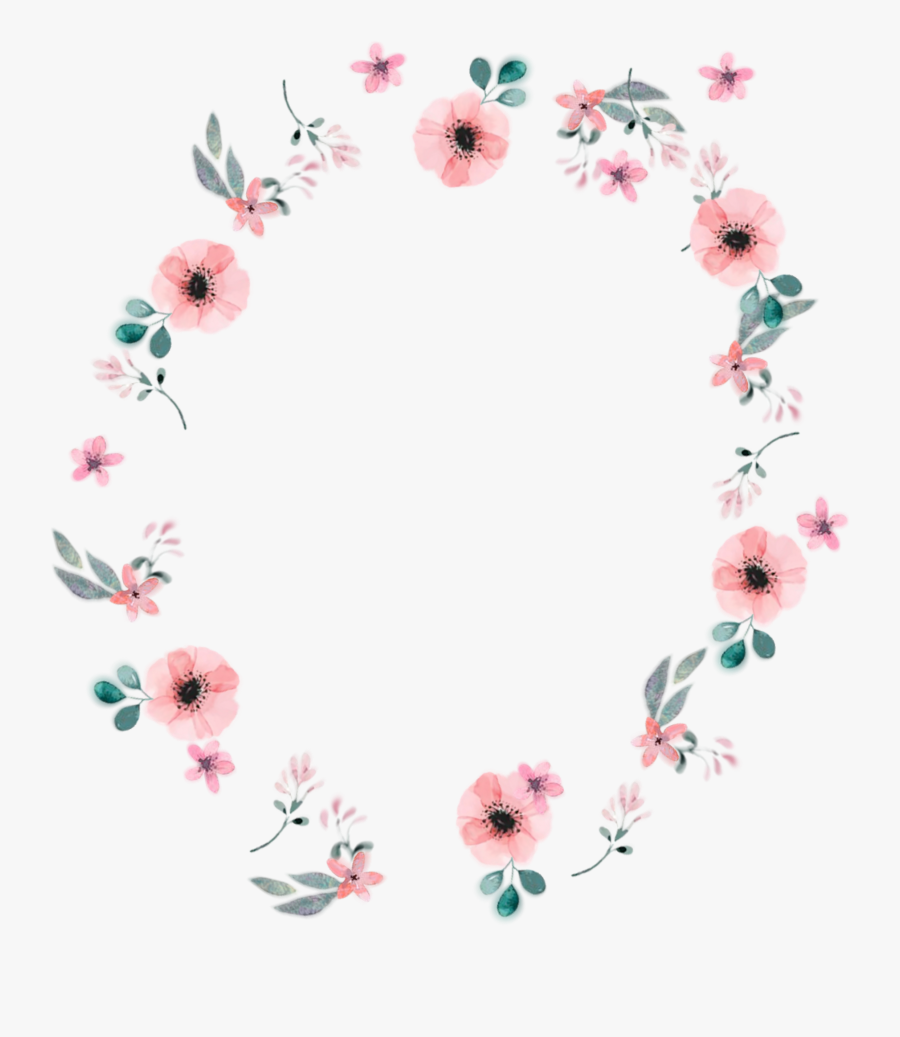 flowers everything border circle pretty cute border circle of flowers free transparent clipart clipartkey flowers everything border circle