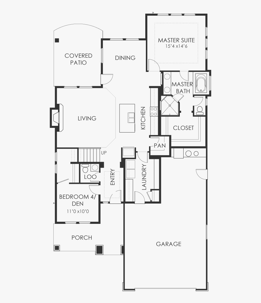 Interior Design Floor Plan Sketches Png - Floor Plan, Transparent Clipart
