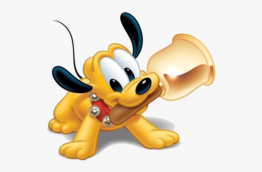 Mickey Mouse Baby Pluto, Transparent Clipart