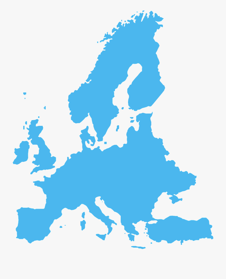 Europe Map Silhouette , Free Transparent Clipart - ClipartKey