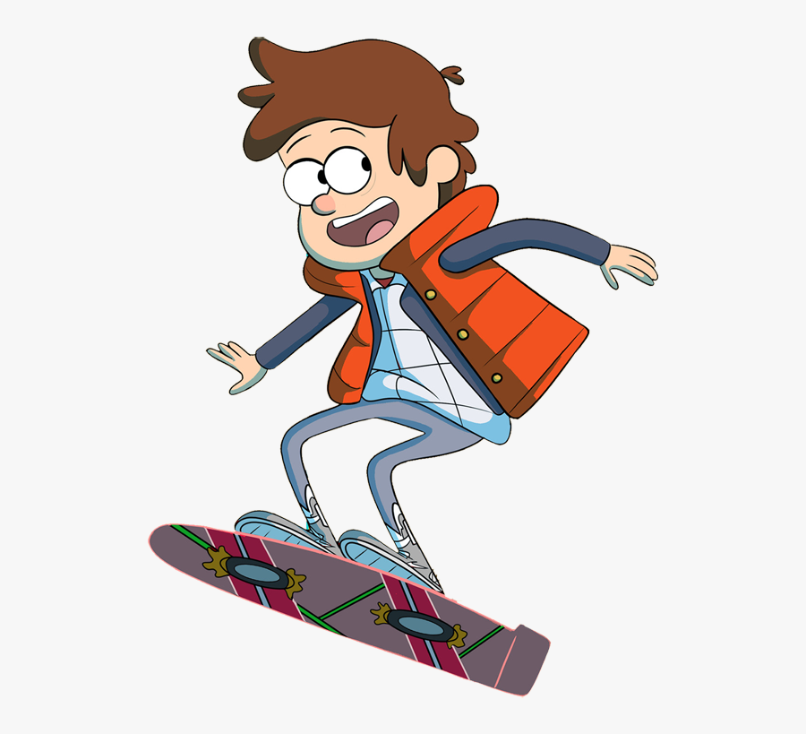 Rugrats Clipart Png - Dipper Pines Marty Mcfly, Transparent Clipart