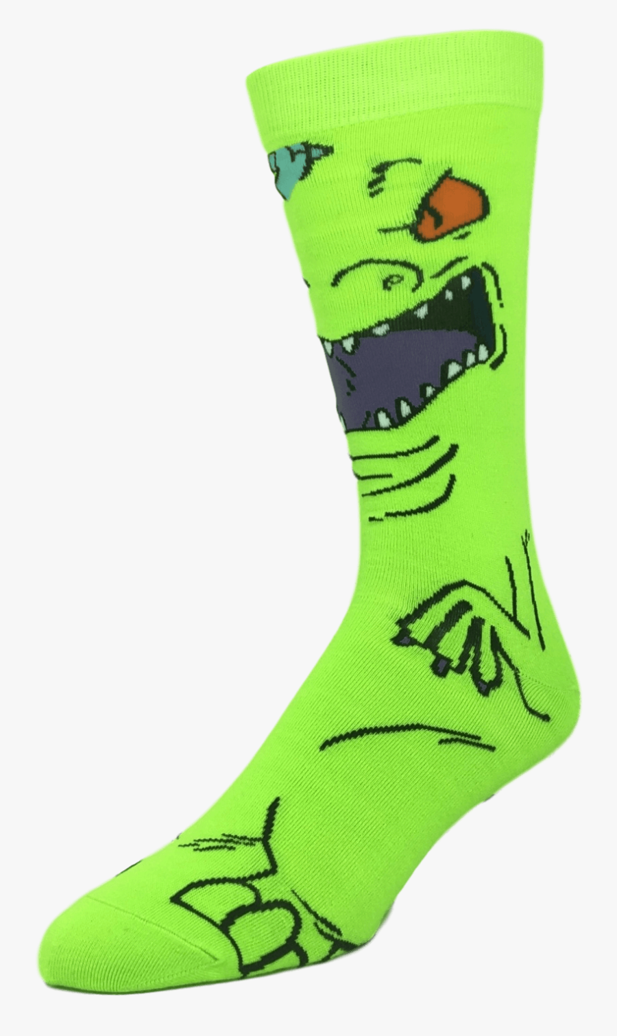 nickelodeon rugrats reptar 360 cartoon socks sock free transparent clipart clipartkey nickelodeon rugrats reptar 360 cartoon