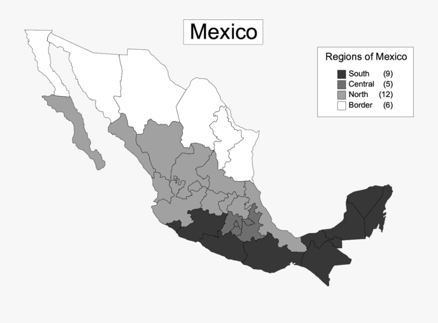 Mexican Regions Notes - Transparent Mexico Flag Png, Transparent Clipart