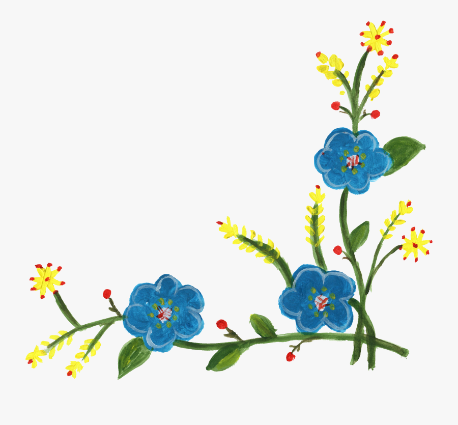 Flower Corner Clipart Free Transparent Clipart Clipartkey